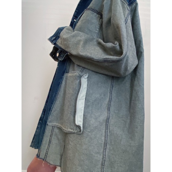 NWOT MM6 Maison Margiela Oversized Denim Jacket - Picture 10 of 16